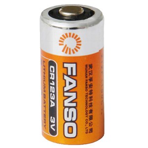 Fanso Battery Lithium 3V CR123A Wireless Detectors