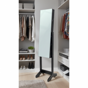 Crystaline Jewellery Cabinet - Marble Black Fine Living