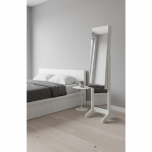 Crystaline Jewellery Cabinet - White - Fine Living