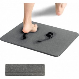 Diatom Mud Bath Mat- Dark Grey