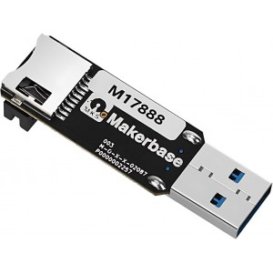 Makerbase USB-C Female to USB-A Male Adapter | Compact Portable Converter for Charging &amp; Data Transfer