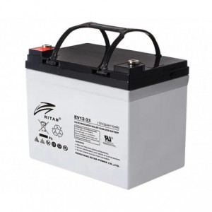 BATTERY SLA 12V 33AH EV 195x130x168 EV12-33
