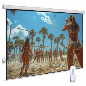 Projector Screen 100" With Remote