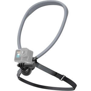 Neck &amp; Chest Mount for Action Cameras | Adjustable Strap - 2-Prong Interface for GoPro - DJI Osmo &amp; Insta360