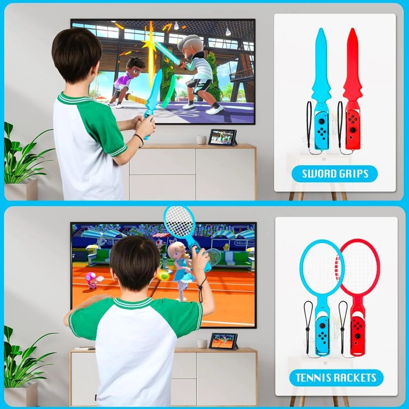 Gytobytle 16-in-1 Nintendo Switch Sports Games Accessories Bundle