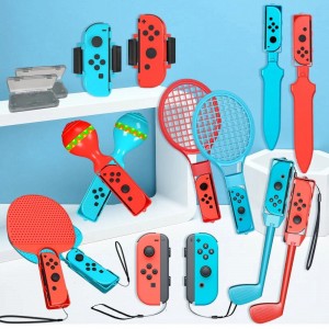 Gytobytle 16-in-1 Nintendo Switch Sports Games Accessories Bundle Pack for Nintendo Switch