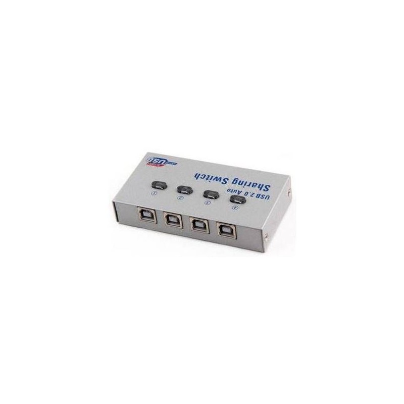 Microworld USB-4P USB 2.0 Auto Sharing Switch for Printers