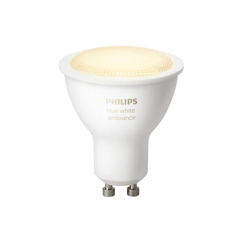 Philips Hue GU10 Smart Bulb - White Ambiance