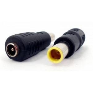 Unbranded NET-DC7955-K DC Adaptor 7.9 x 5.5 mm Male Yellow to 5.5 x 2.1 mm Female Black