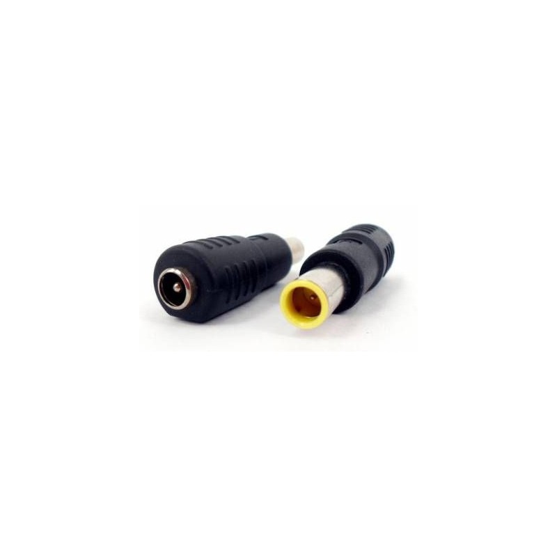 Unbranded NET-DC7955-K DC Adaptor 7.9 x 5.5 mm Male Yellow to 5.5 x 2.1 mm Female Black