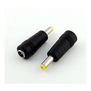 Unbranded NET-DC4017-G DC Adaptor 4.0 x 1.7 mm Male Yellow to 5.5 x 2.1 mm Female Black