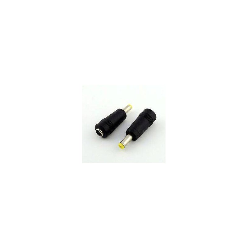Unbranded NET-DC4017-G DC Adaptor 4.0 x 1.7 mm Male Yellow to 5.5 x 2.1 mm Female Black