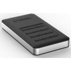 Verbatim M53401 1Tb Store 'N' Go Secure Portable HDD With Keypad Access USB 3.1 Gen1