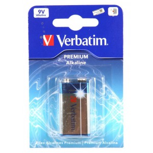 Verbatim M49924 Alkaline 9V Battery 1 Pack