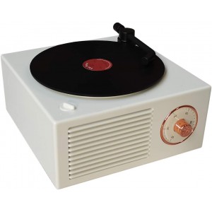 Retro Style Record Player Bluetooth Speaker | Mini Size with Max Sound