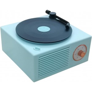 Retro Style Record Player Bluetooth Speaker | Mini Size with Max Sound