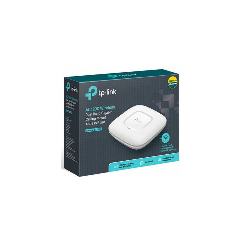 TP-Link TL-EAP225 AC1200 Wireless Dual Band Gigabit Ceiling Mount Access Point