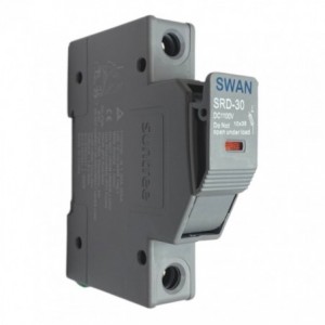 DC FUSE HOLDER DC 10x38mm 1100V 30A DC-SRD-30-FH