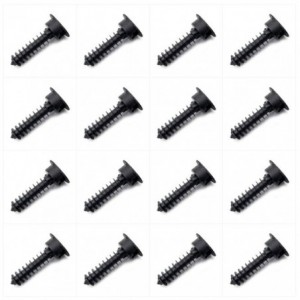 WALL PLUG CABLE TIE MOUNT 8mm BLACK EH-1B8