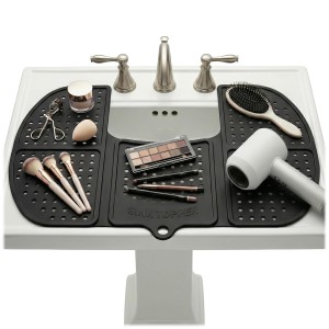 Bathroom Sink Topper Cover | Foldable Silicone Sink Cover for Extra Counter Space