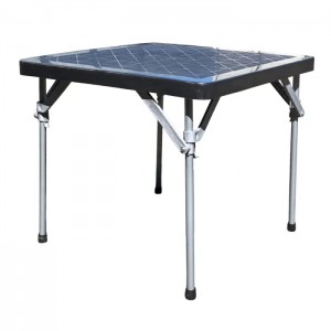 Swan Folding Table Black