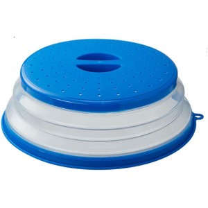Collapsible Microwave Splatter Cover | Multi-Function Kitchen Tool