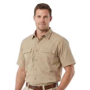 Vulcan Tamboti Vented Ss Bush Shirt Khaki Xl