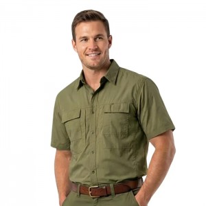 Vulcan Tamboti Vented Ss Bush Shirt Olive 5XL