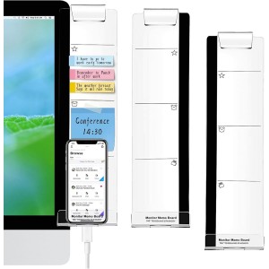 Acrylic Memo Board for Monitor - 2 Pack