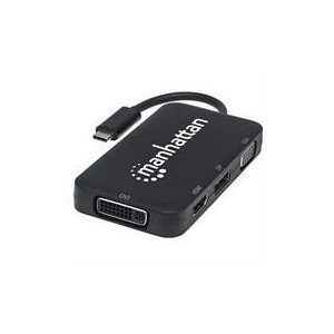 Manhattan 152600 USB-C 4-in-1 Audio/Video Converter