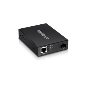 TRENDnet TFC-PGSFP Gigabit PoE PD SFP Fiber Media Converter