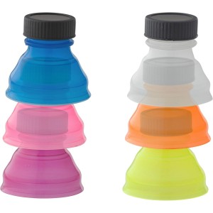 Reusable Soda Can Twist Lids (6 Pack) | Spill-Proof- Airtight &amp; Food-Grade Covers for Cans