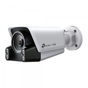 TP-Link VIGI 4MP Outdoor ColorPro Night Vision Bullet Network Camera- 4mm Fixed Lens- 1/1.8” Progressive Scan CMOS- H.265+/H.265/H.264+/H.264- White LED- 25fps/30fps (2688x1520)- IP67- PoE/DC 12V-12