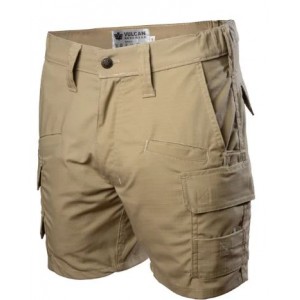 Vulcan Tactic Cargo Shorts Khaki 40