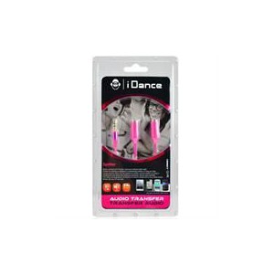 iDance ID-C2-PK Connect-C2 3.5mm 1-2 Splitter - Pink