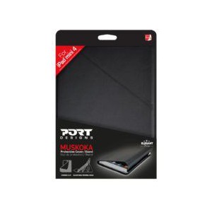 Port Designs 201381 MUSKOKA 4' Tablet Case for iPad Mini - Black
