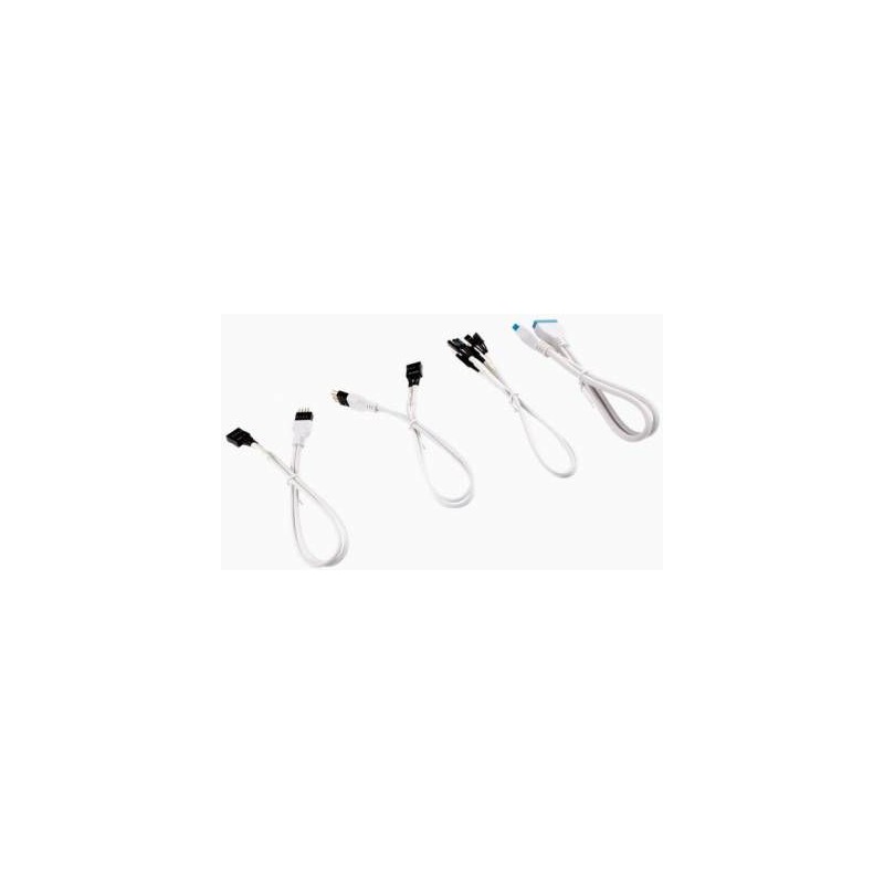 Corsair CH-CA8900245W Premium Sleeved Front Panel Extension Kit 30cm — White