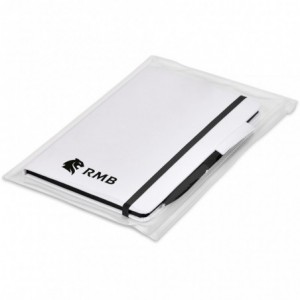 Olson Notebook &amp; Quest Ball Pen Set with PVC Ziplock Pouch