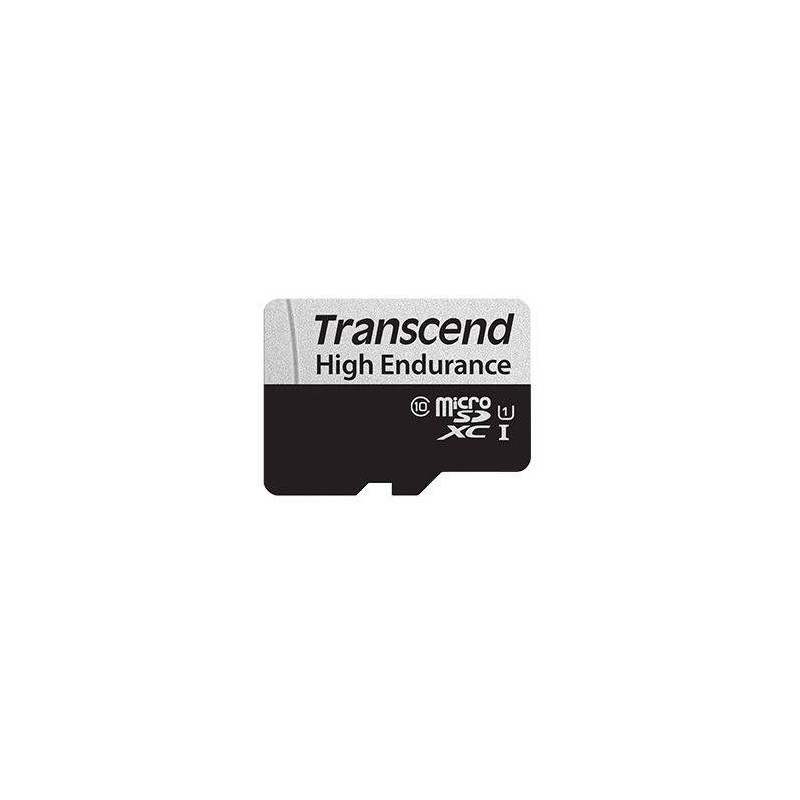 Transcend TS64GUSD350V 64GB High Endurance MicroSDXC/SDHC Class 10 UHS-I U1 With SD Adaptor
