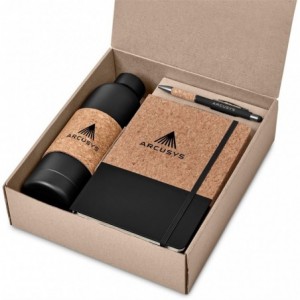 Tanner Kraft Gift Set with 800ml Bottle- A5 Notebook &amp; Stylus Pen