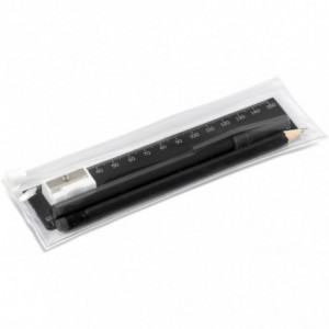 Visibility Stationery Set with Mini Visibility Pouch &amp; 15cm Ruler