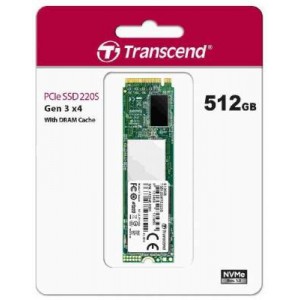 Transcend TS512GMTE220S 512GB M.2 2280 PCIe Gen3 x4 Solid State Drive