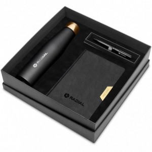 Alex Varga Kiklen Gift Set with Water Bottle- Notebook &amp; Pen