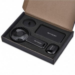 Serendipio Bodmin Tech Gift Set with Power Bank- TWS Earbuds &amp; Mini Fan