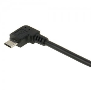 USB 2.0 to Micro USB 90 Degree Cable - 30cm