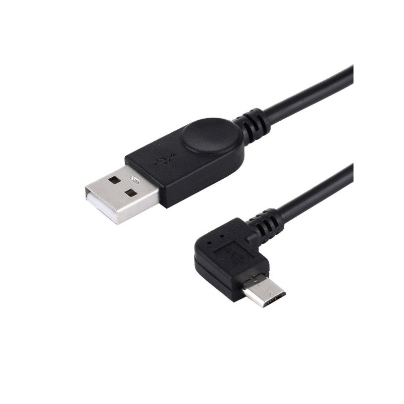 USB 2.0 to Micro USB 90 Degree Cable - 30cm