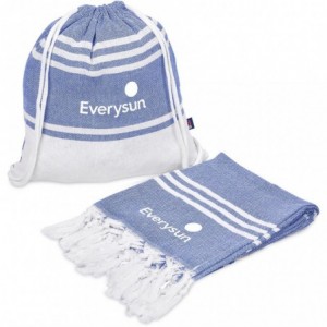 US Basic Santa Cruz Cotton-Rich Beach Towel &amp; Drawstring Bag