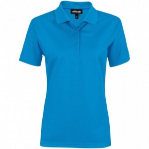 Ladies Exhibit 190g Waffle Knit Golf Shirt