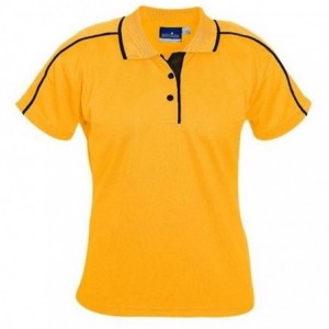 Ladies Vegas Techno-Dri Golf Shirt - Yellow