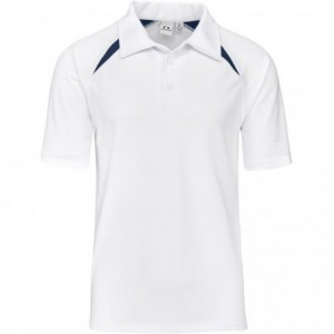 Kids Splice Golf Shirt - White